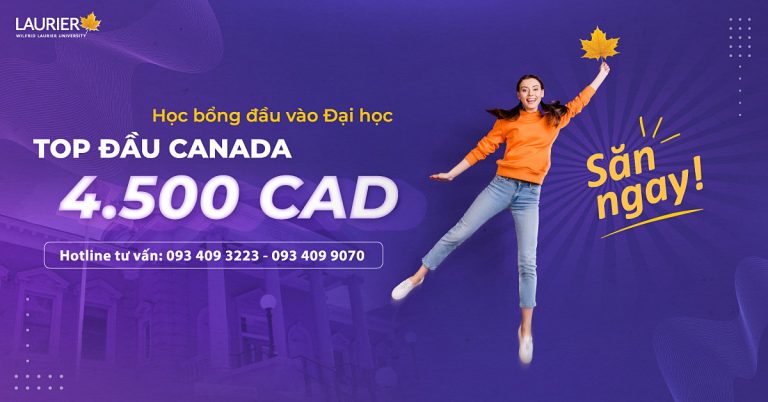 Vào đại học top đầu cùng học bổng du học Canada lên đến 4.500 CAD
