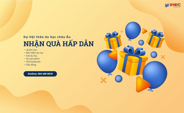 Loạt quà tặng hấp dẫn nào đợi bạn tại Hội thảo du học châu Âu?