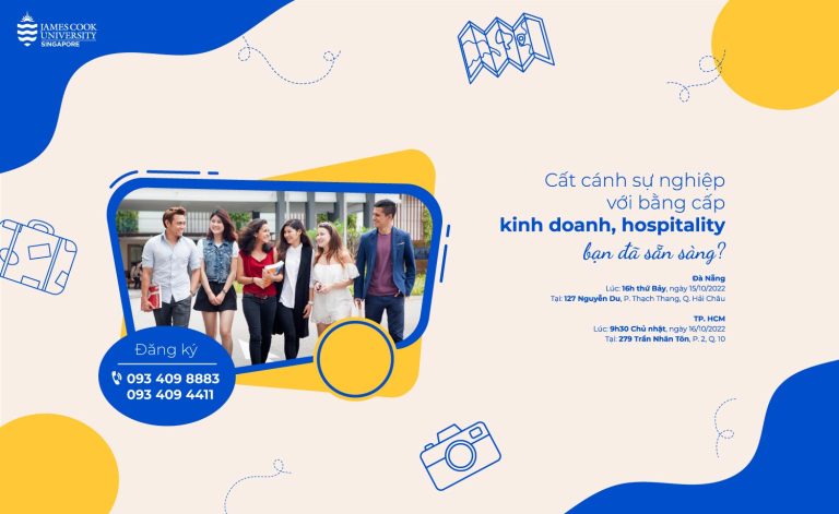 Gặp gỡ JCU Singapore cho cơ hội bắt đầu sự nghiệp kinh doanh, quản trị NHKS