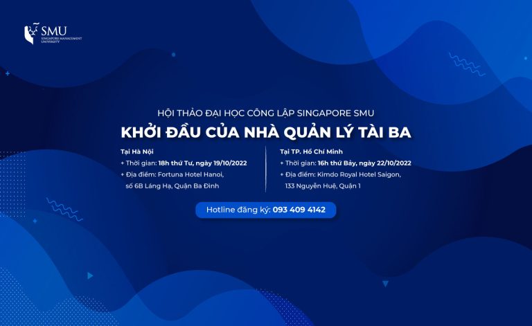 Hội thảo du học Singapore: Cùng SMU khởi đầu sự nghiệp rạng rỡ