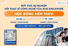 Tham dự hội thảo NUS 2026 – Nắm bắt cơ hội sớm hơn
