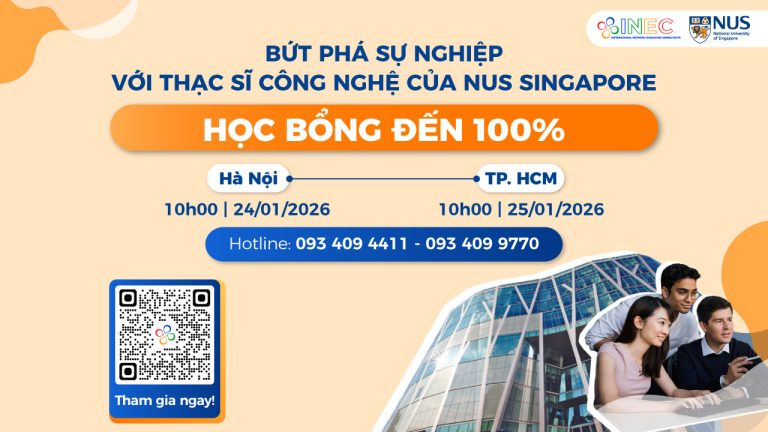 Tham dự hội thảo NUS 2026 – Nắm bắt cơ hội sớm hơn