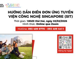 Lộ trình vào đại học công lập Singapore SIT cho học sinh lớp 12