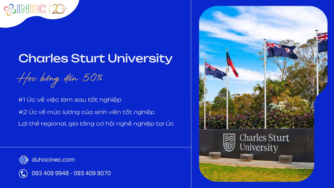 Học bổng 35% Thạc sĩ Công tác xã hội tại Đại học Charles Sturt
